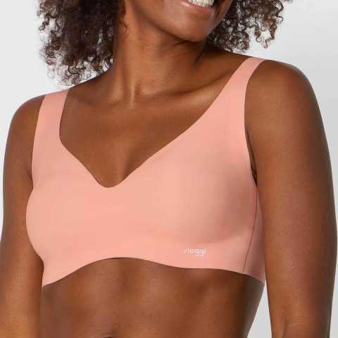 Купить Бюстгальтер Triumph Sloggi Zero Feel Bralette Пудровый распродажа сток Киев Украина
