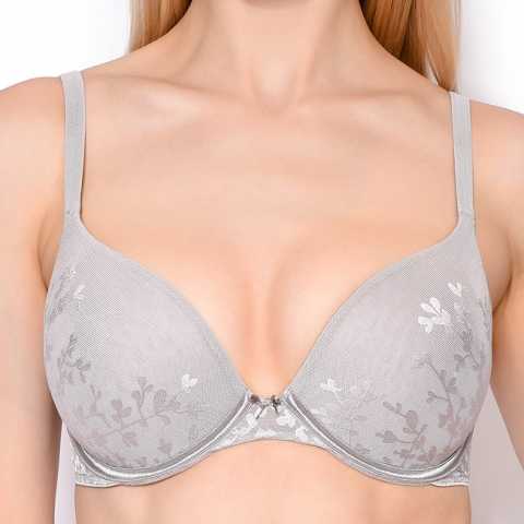 Купить Бюстгальтер Triumph Body Make-Up Blossom WHUM Серый распродажа сток Киев Украина