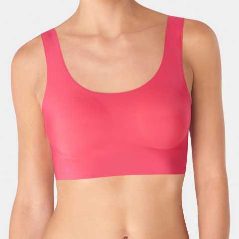 Купить Бюстгальтер Triumph Sloggi Zero Feel Top Красный распродажа сток Киев Украина