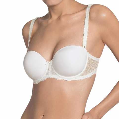 Купить Бюстгальтер Triumph Lovely Angel Curves WDP белый распродажа сток Киев Украина