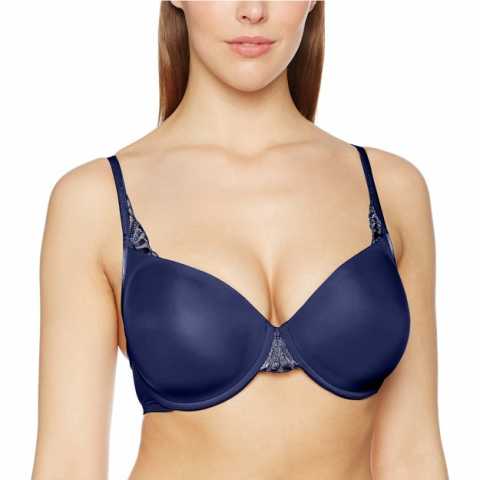 Купить Бюстгальтер Triumph True Curves Forever WHP Синий распродажа сток Киев Украина