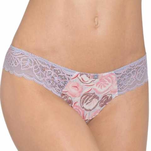 Купить Трусики Triumph Amourette Spotlight Bloom Hipster String Серый распродажа сток Киев Украина