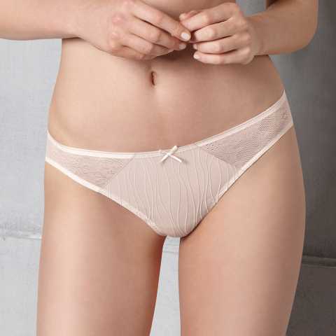 Купить Трусики Triumph Shiny Flower Forever Tai Бежевый распродажа сток Киев Украина