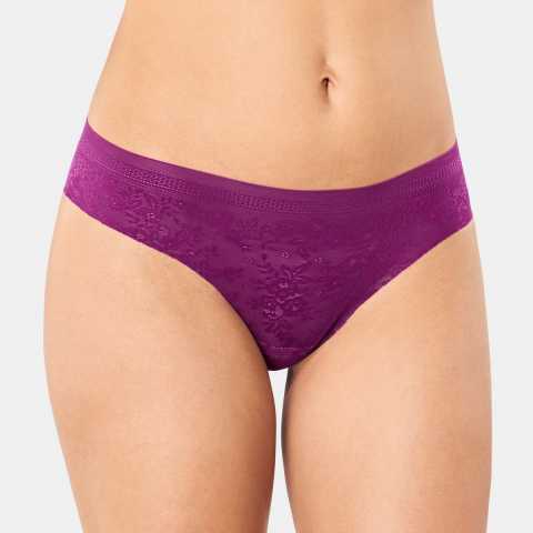 Купить Трусики Triumph Sloggi Zero Lace Hipstring Фиолетовый распродажа сток Киев Украина