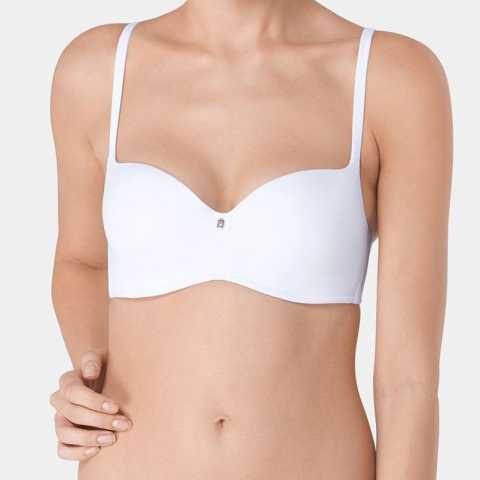 Купить Бюстгальтер Triumph Body Make-Up Essentials MWHP Белый распродажа сток Киев Украина