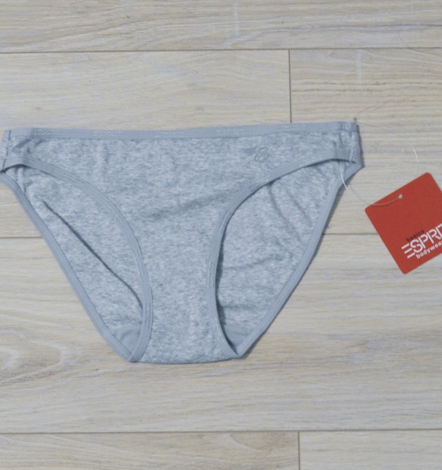 Купить Трусики Esprit Cotton Rib Hipster Серый распродажа сток Киев Украина