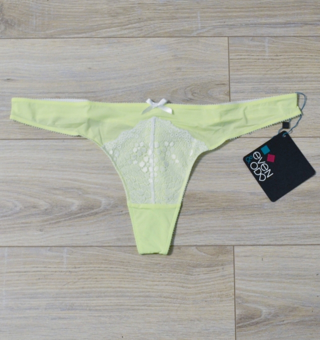 Купить Трусики Even&Odd Soft Yellow String Салатный распродажа сток Киев Украина