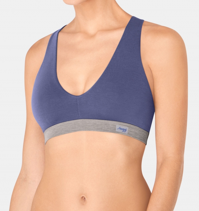 Купить Бюстгальтер Triumph Sloggi Women Move Flow Top2 Голубой распродажа сток Киев Украина