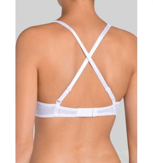 Купить Бюстгальтер Triumph Body Make-Up Blossom WHUM белый распродажа сток Киев Украина