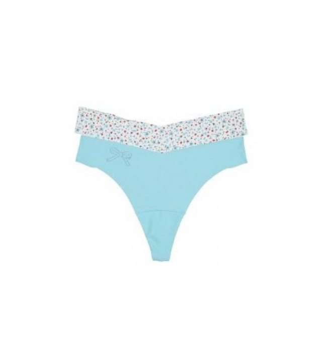 Купить Трусики Triumph Sloggi Touch It H String голубой распродажа сток Киев Украина