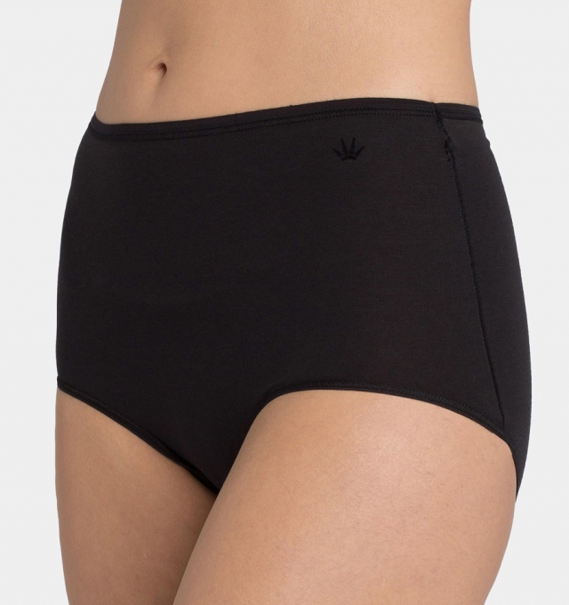 Купить Трусики Triumph Cotton Basics Classic Maxi Черный распродажа сток Киев Украина