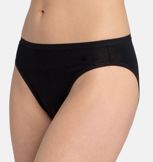 Купить Трусики Triumph Cotton Basics Modern Tai Черный распродажа сток Киев Украина